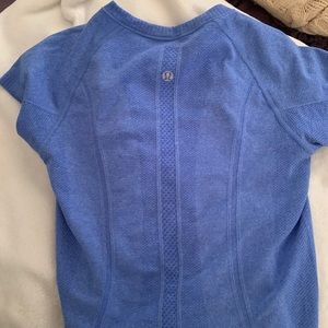 LULULEMON royal blue workout short sleeve!